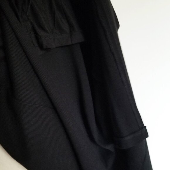 Marine Layer Lexi Rib V-Neck Maxi Dress Black Size M Lined Stretch Bodycon $118 - Picture 12 of 15